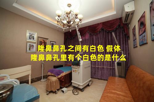 隆鼻鼻孔之间有白色 假体隆鼻鼻孔里有个白色的是什么